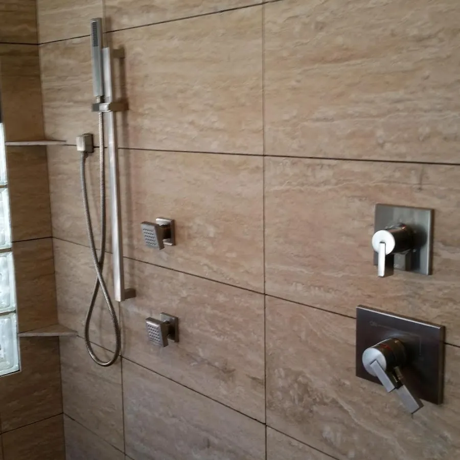 Shower fixture installation for Water Heater Replacement in Litchfield